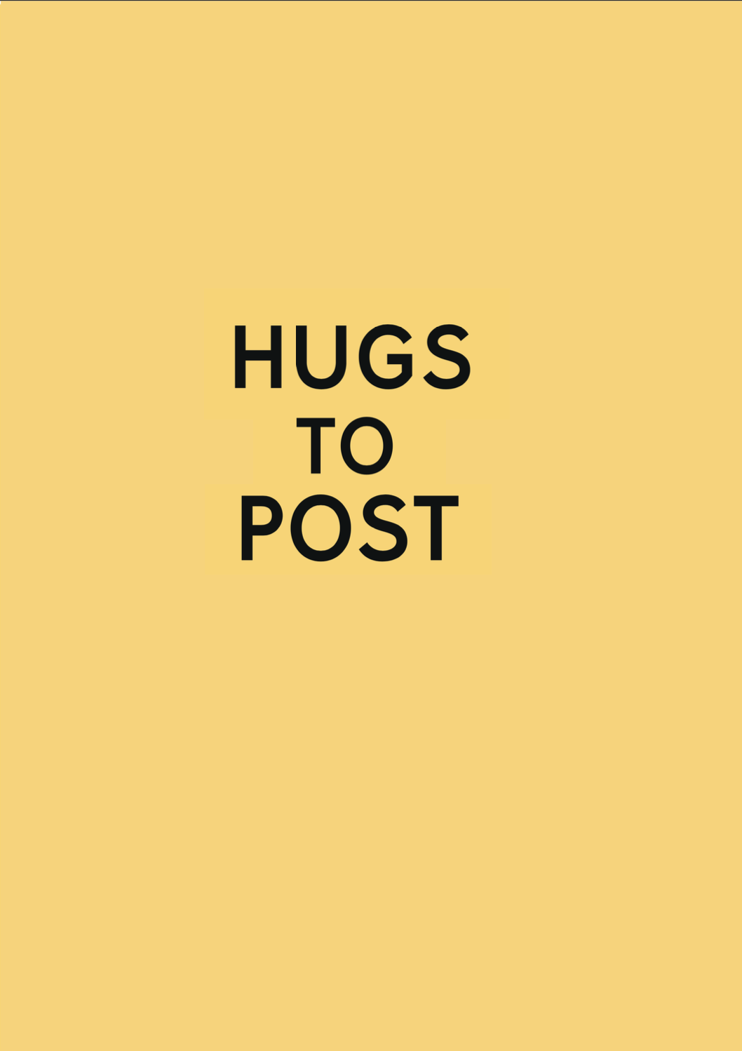 Bild 3: HUGS TO POST